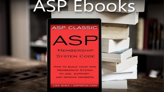 ASP Membership System Code Ebook