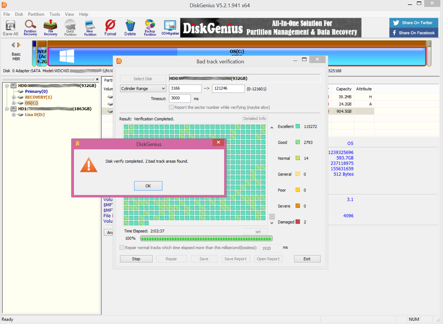 Disk Genius Free Visual Hard Drive Diagnostics for Hard Drive Repair ...