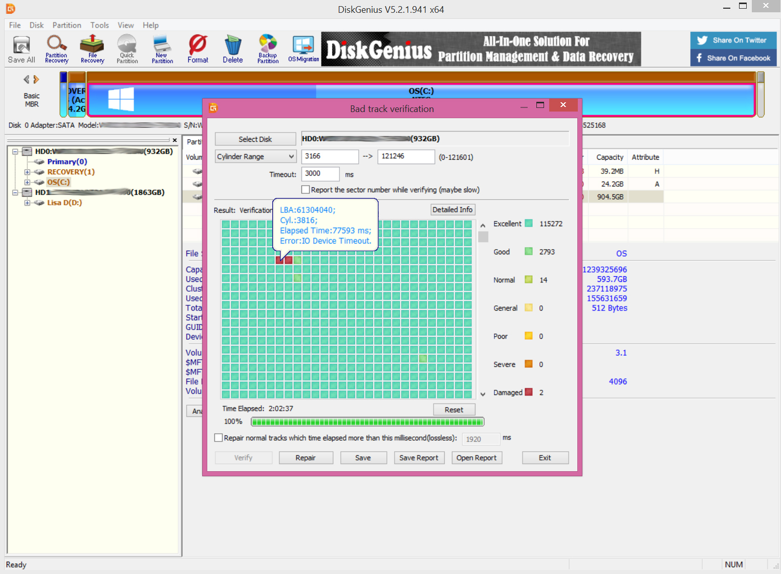 Disk Genius Free Visual Hard Drive Diagnostics for Hard Drive Repair ...